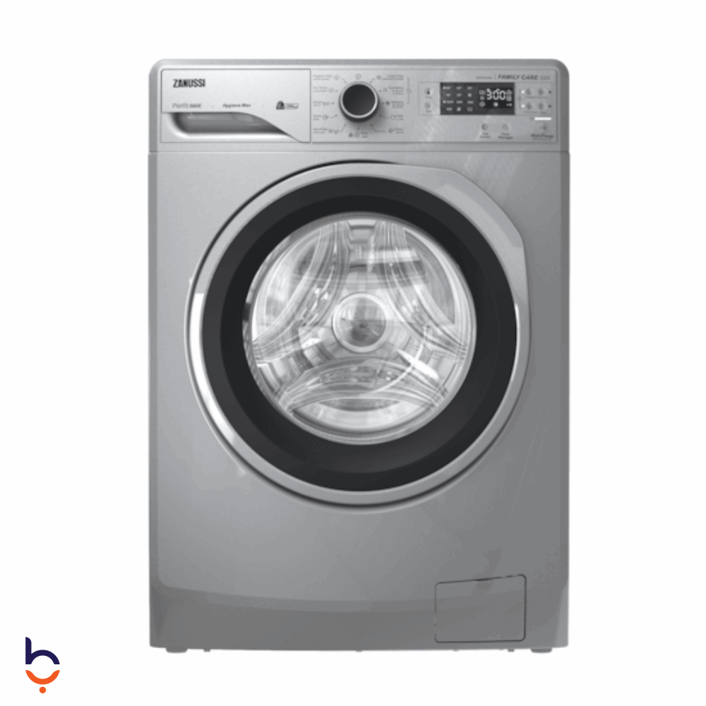 Automatic Washing Machine Zanussi 6 Kg Front Loading, PERLAMAX Silver - ZWF6240SS5