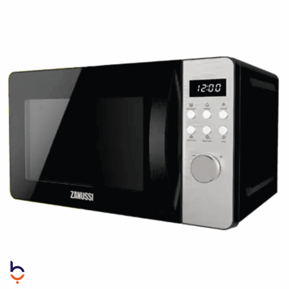 Microwave Zanussi 20 Liters - 800 Watt - black and silver - ZMM20D38GB