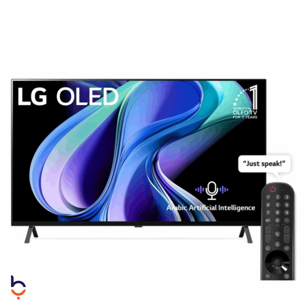 شاشة إل جي 65 بوصة سمارت OLED A3 65 بوصة بدقة 4K - OLED65A36LA.AFU (2023)، أسود