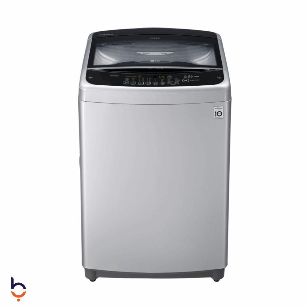 Top Load Automatic Washing Machine LG 13 KG Inverter, Silver - T1388NEHGE