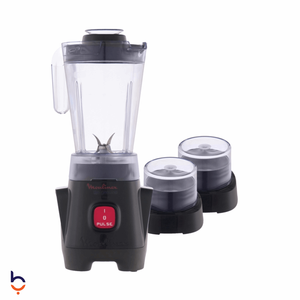 Blender Moulinex 1.2 Liter 400 Watt, Moulinex Junction, black - LM2428EG